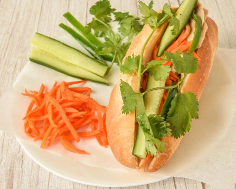 The Classic Sub, a Vietnamese sub on a fresh-baked baguette, at Uncle Sunny on Saskatchewan Drive, Regina