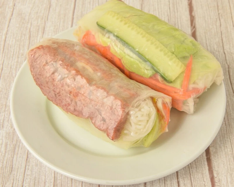 Marinated Pork Roll at Uncle Sunny, Vietnamese restaurant on Saskatchewan Drive, Regina